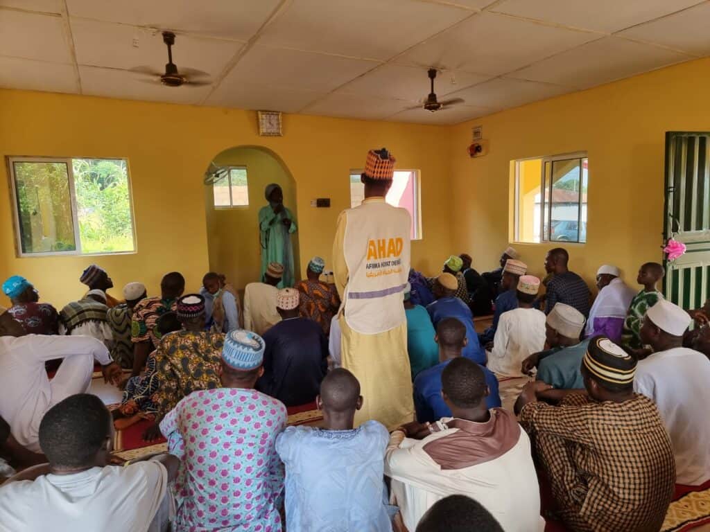 Building a mosque in Niger through AHAD Association