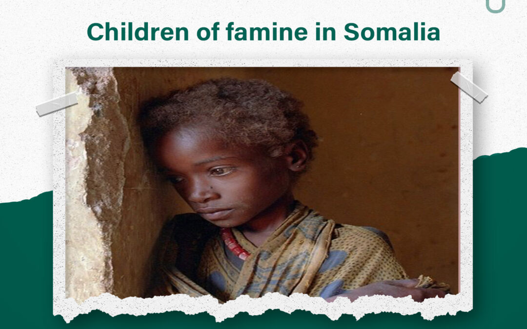 Children of famine in Somalia