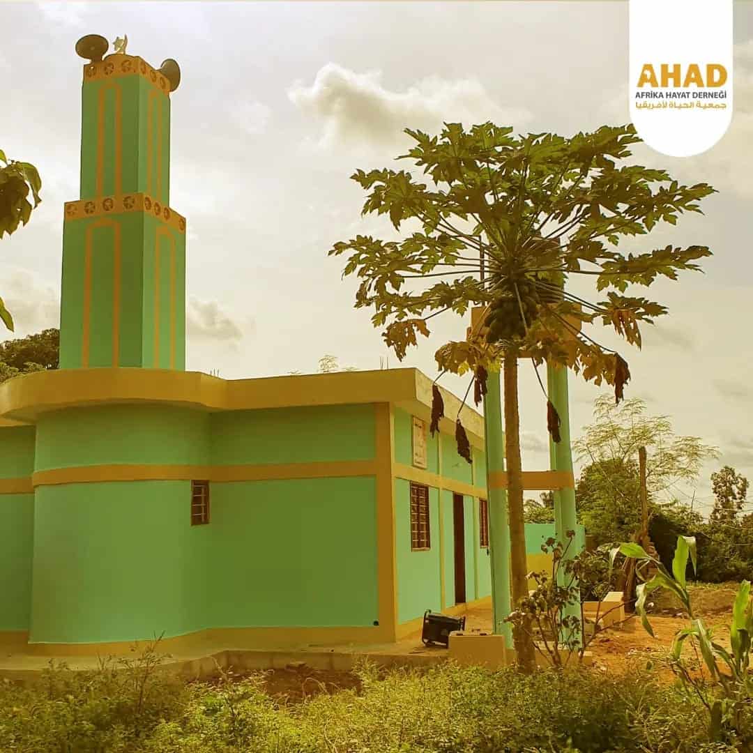 آثر التبرعات لبناء المساجد في افريقيا