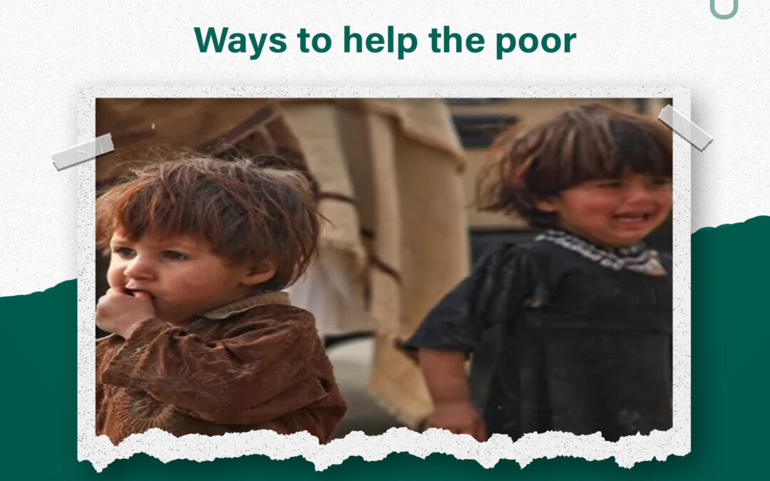 Ways to help the poor