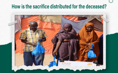 How to distribute the sacrifice for the deceased