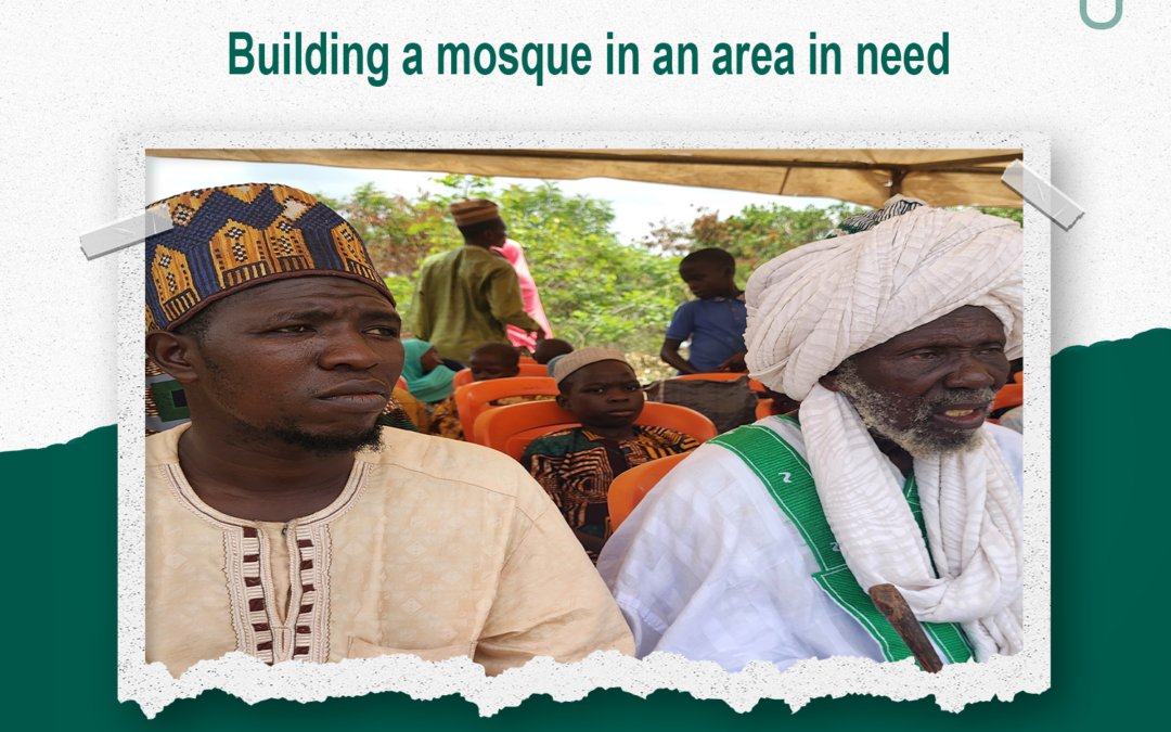 Building a mosque in a needy area