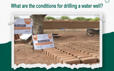 What are the conditions for drilling a water well