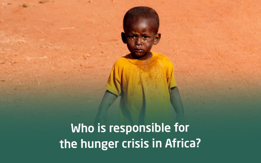 Who is responsible for the hunger crisis in Africa