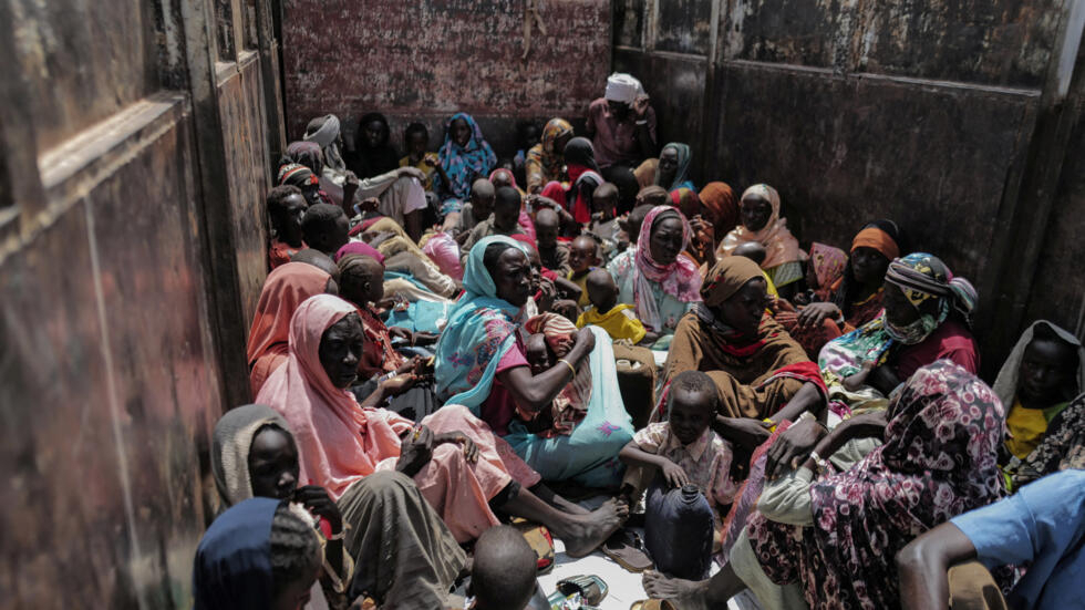 Displaced people from Sudan