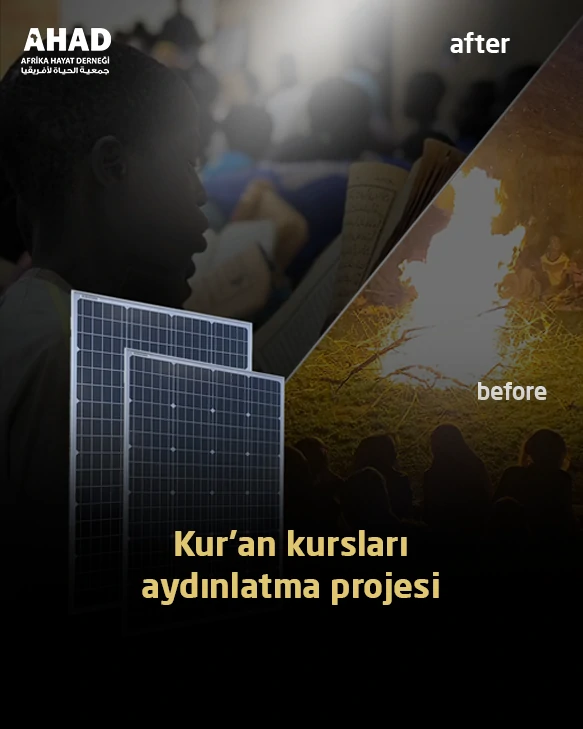 Kur’an kursları aydınlatma projesi-Çad